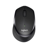 罗技(Logitech)B330 企业版轻音无线鼠标办公电脑商用人体工程学超长续航 黑色