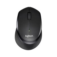 罗技(Logitech)B330 企业版轻音无线鼠标办公电脑商用人体工程学超长续航 黑色