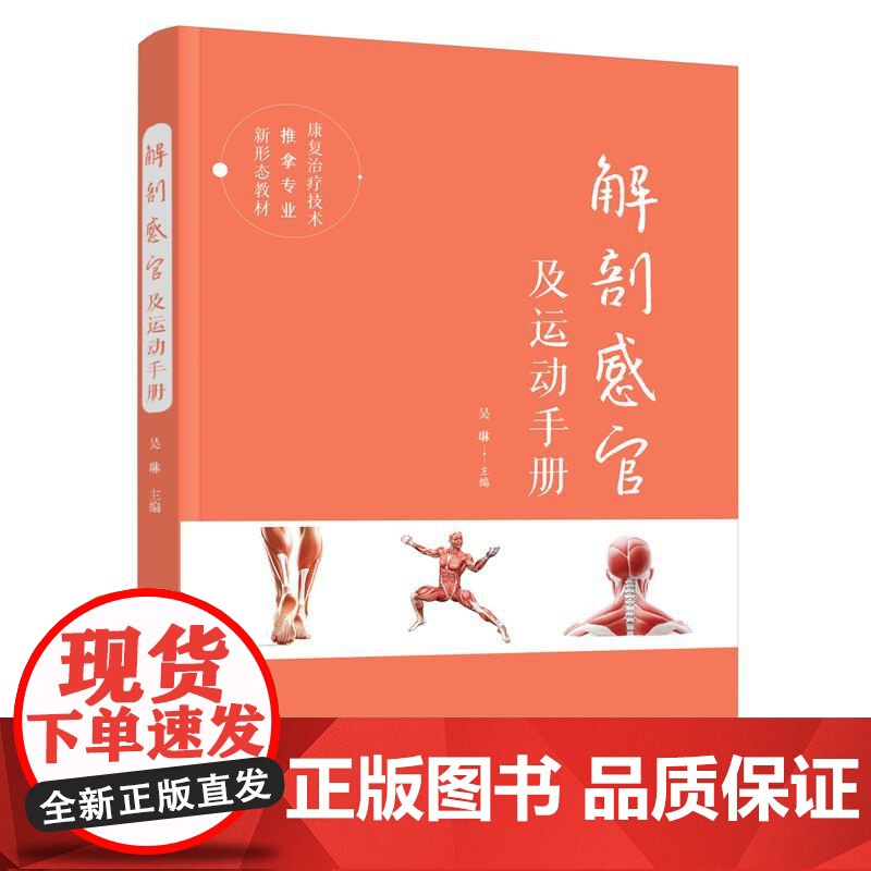 解剖感官及运动手册(吴琳)化学工业出版社9787122469656