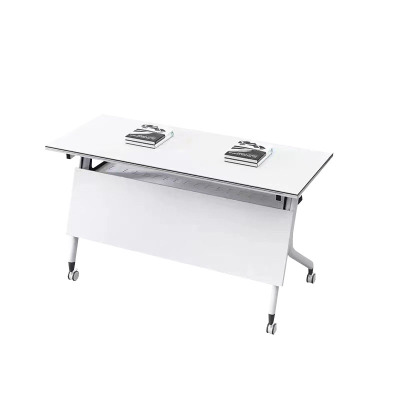 晋舰 折叠桌会议长条桌培训辅导课桌可拼接移动翻板桌 1600*600*750