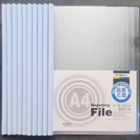 晨光A4彩色抽杆夹10MM ADM94520 10个单包装