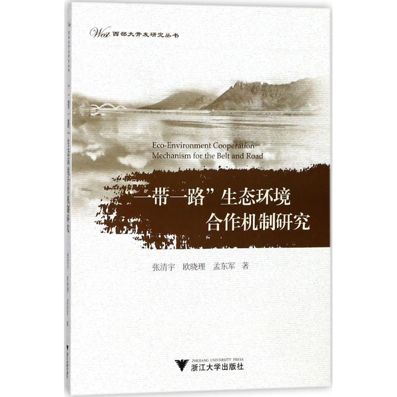 正版新书]"一带一路"生态环境合作机制研究张清宇9787308173032