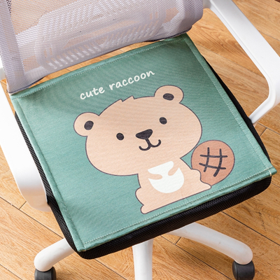 冰丝透气坐垫夏季办公室法耐凉席垫久坐夏天椅子地上学生屁股垫座椅垫