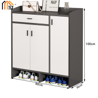 汐 木质鞋柜 三门 个