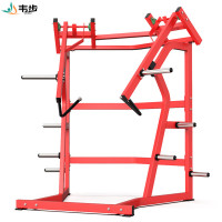 韦步商用悍马系列EM939站地式推举训练器健身房挂片式自由力量器械