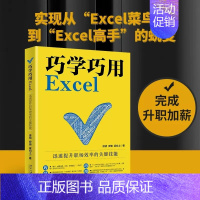 [正版]巧学巧用Excel:迅速提升职场效率的关键技能数据分析数据整理电商运营新手学excel从入门到精通从菜鸟到高手北