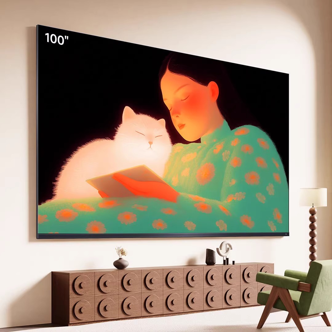 Vidda 贴贴壁纸电视 100英寸海信电视智能家用液晶电视机100V7Q