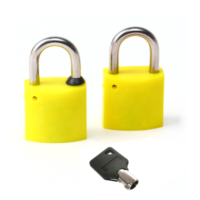 中电鼎润 ZD-60H 60mm*20mm 单通开塑钢挂锁 (计价单位:个)黄色