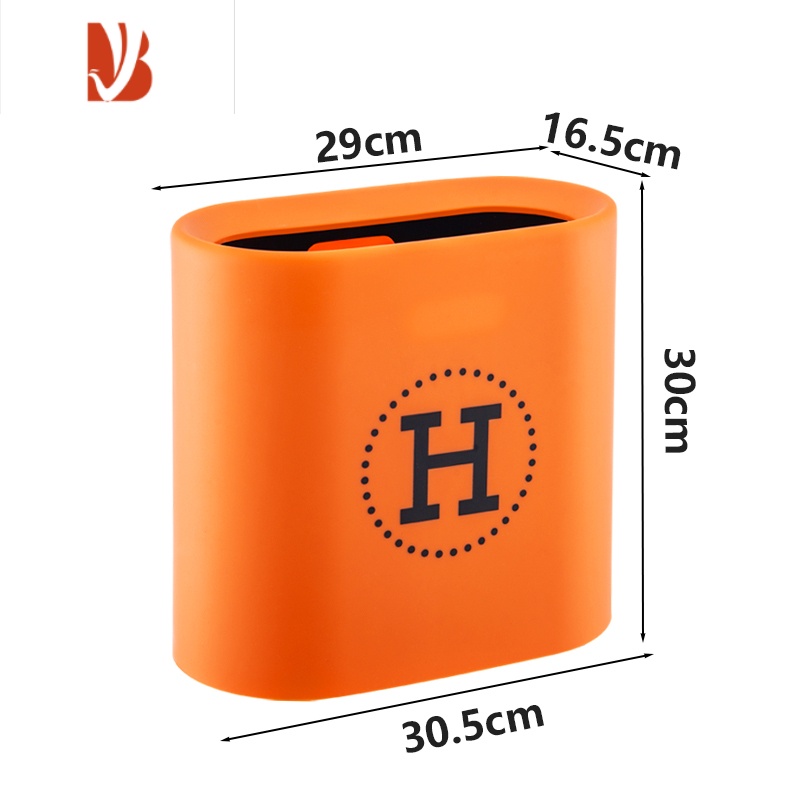 三维工匠夹缝垃圾桶家用卫生间客厅窄缝厕所无盖浴室缝隙长方形双层纸篓