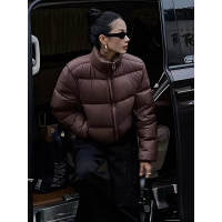 欧美棉衣女冬短款年新款韩版宽松小个子高级感棉服面包服外套