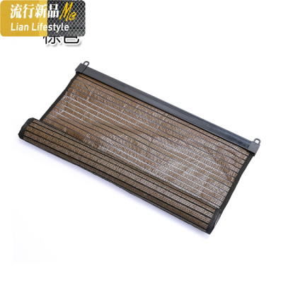 卧室防晒窗帘 防晒遮光帘子遮阳帘 创意阳台客厅窗户卷帘隔断帘 三维工匠