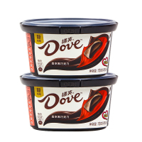 德芙(DOVE)巧克力碗装112g*2碗丝滑牛奶味网红小零食情人节520礼物