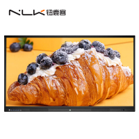 钮鹿客 100英寸教学会议平板 4K高清 交互式电子白板 无线投屏 视频会议 智慧大屏 安卓一体机 带移动推车