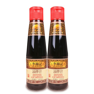 李锦记凉拌汁207ml*2瓶 凉拌蘸点 凉拌饺子面条时蔬拌菜调料
