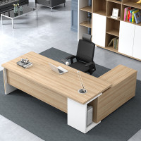 域赢老板桌办公桌简约现代时尚主管桌板式大班台办经理桌1600*700*750