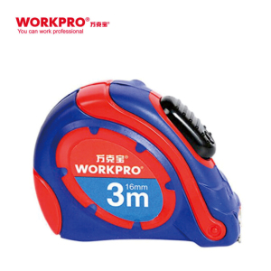 万克宝原装正品高精度耐磨损双色椭圆自锁公制钢卷尺(5件起售)