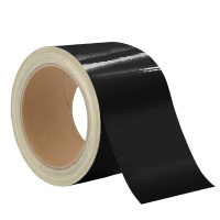 途务 反光警示胶带 黑色宽5cm*25m 卷