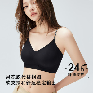 [源选两件装]隐形细闪肩带粉底液痕内衣女超薄凉感软支撑文胸