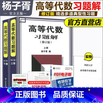 杨子胥 高等代数习题解上下册[划算套装] [正版]杨子胥 高等代数习题解上下册 修订版 山东科学技术出版社 高等代数习题
