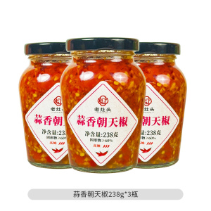 老灶头蒜香朝天椒238g*3瓶