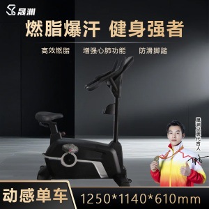 晟渊 立式健身车商用智能电磁控动感单车 YT-8408