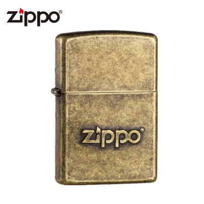 ZIPPO打火机正版原装仿古铜冲压zppo商标28994之宝官方男士打火机默认颜色