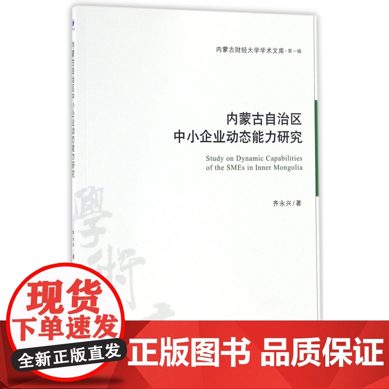 内蒙古自治区中小企业动态能力研究/内蒙古财经大学学术文库