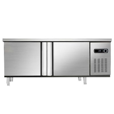 冷藏柜工作台冰柜操作台不锈钢商用冷藏工作台保鲜冷冻厨房设备|常温中间相通-1.2米长0.6米宽0.8米