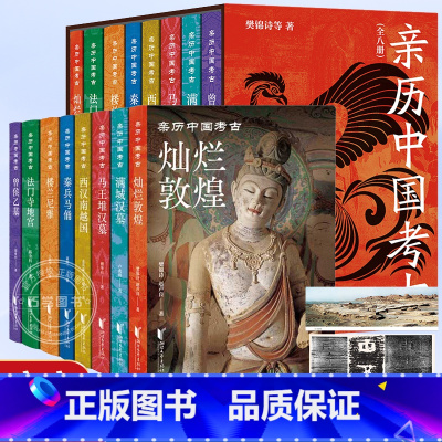 [正版]亲历中国考古全8册中国考古深入解读身临其境马王堆汉墓西汉南越国秦兵马俑楼兰尼雅法门寺地宫曾侯乙墓灿烂敦煌满城汉