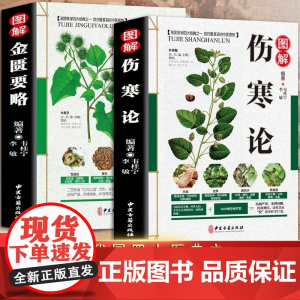 正版 伤寒论 张仲景正版+金匮要略 共两本中医临床丛书伤寒论杂病论中医四大经典名著自学入门古籍医学书中医基础理论知识