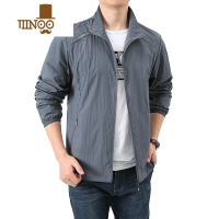 YANXU超薄款冰丝防晒衣男夏季2023新款男装外套透气防晒服立领无帽上衣