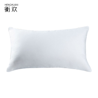 衡欢(HENGHUAN)床上用品纯色高密度纤维枕枕芯单只装RZ-ZX02 480*740mm/个