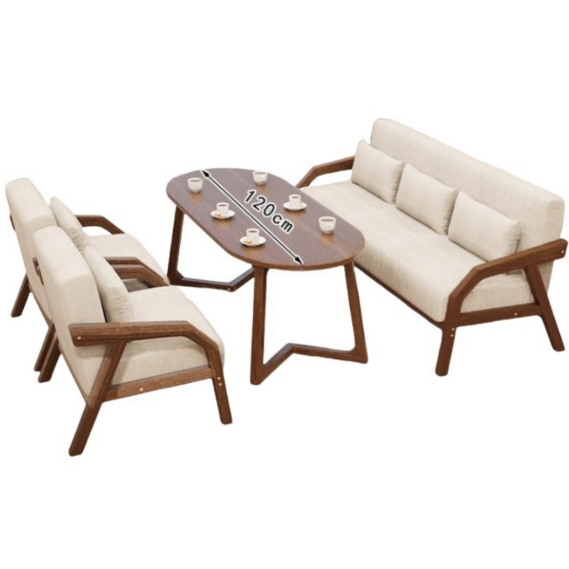 悦兴诚沙发组合三人+单人+单人+椭圆桌套