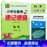 [正版]2024新版 备考宝典 小学生备考速记速查 科学 六年级上册教科版JK 6年级上册科学备考复习手册口袋本知识点