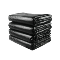 铁驰 黑色平口塑料袋 900*570mm 个