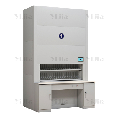 翌嘉 YJ3110801 智能档案回转柜自动选层柜电动升降档案柜 定位到本