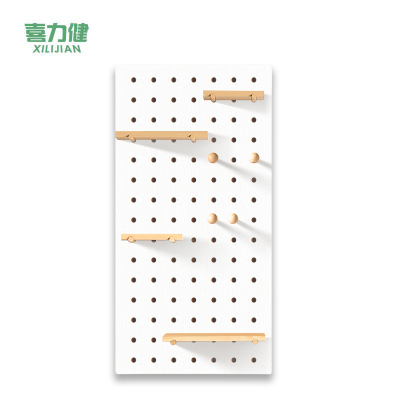 喜力健 实木洞洞板 白色-60*120CM 套