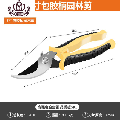封后园林园艺剪刀家用剪花枝修剪树枝剪刀果枝剪修花剪刀修枝剪刀