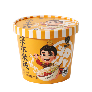 正宗甘肃特产天水浆水米线速食非油炸免煮冲泡酸菜面6桶装