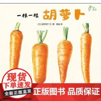 一根一根胡萝卜精装硬壳麦田精选图画书我爱蔬菜适合0-6岁幼儿课外阅读书籍读物岩佐祐子著少年儿童出版社正版