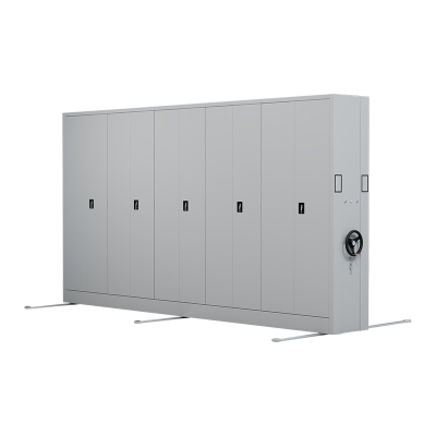 臻远 ZY-MJJA-33 电动密集架移动档案柜钢制轨道密集柜 通门 一列5组