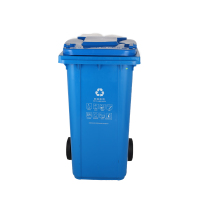 敏胤 MYL-7120 可回收 120L 带轮 分类标识垃圾桶 (计价单位:个) 蓝色