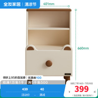 全友家居现代简约床头柜小型卧室床边置物储物柜子床尾收纳柜