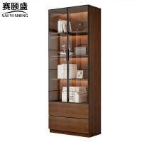 赛颐盛书籍展示柜双门双抽80*32*200cm台