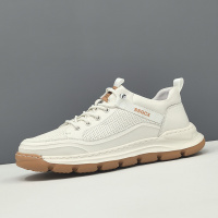 真皮板鞋男款潮流百搭鞋子欧洲站男鞋休闲鞋男士轻奢一脚蹬懒人鞋