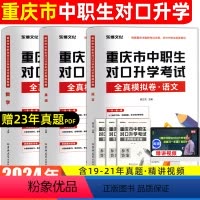[试卷]语文+数学+英语 初中通用 [正版]东博2023重庆中职生对口升学考试总复习语文数学英语全真模拟历年真题试卷重庆