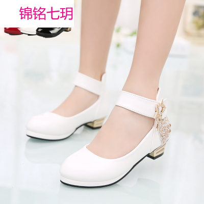 锦铭七玥2018爆春季新款韩版 女儿童气质公主学生鞋 中大童温州童鞋批发