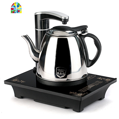 全自动上水壶电热烧水壶家用电茶壶智能自吸抽水式茶具电磁茶单炉 FENGHOU 全自动金色