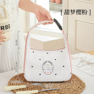 饭盒包手提袋便当袋子保温饭包餐包上班族便当盒带饭饭兜加厚1085