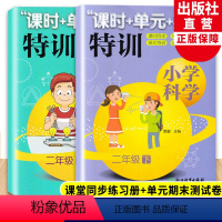 [正版]新版 小学科学课时+单元+期末特训 二年级上下全套2册 教科版小学生课堂同步训练习题作业本单元期中末总复习测试